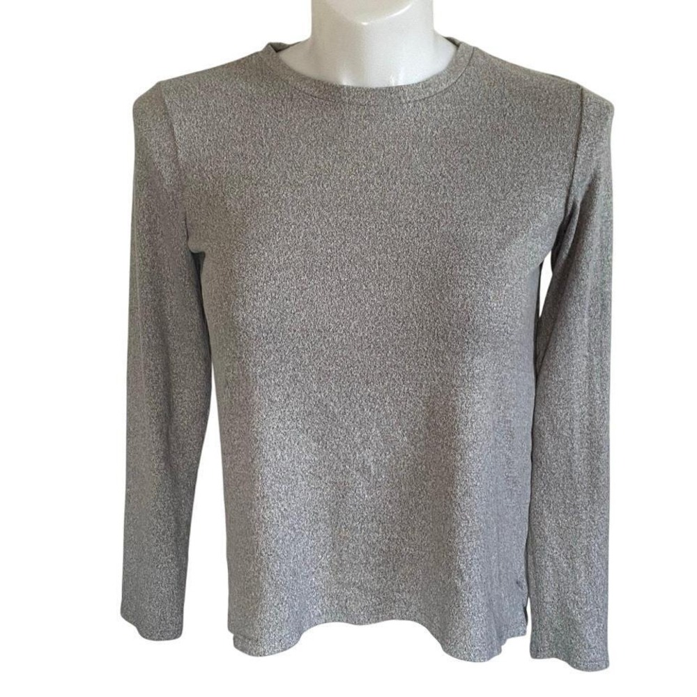 American Eagle Womens Gray Long‎ Sleeve Soft & Sexy Plush Shirt M Medium